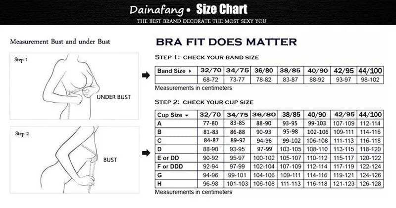 DaiNaFang Push Up Breathable Bras Bow 34/75 36/80 38/85 40/90 42/95 44/100 BCDE Cup Underwear For Women Plus Size Lingerie