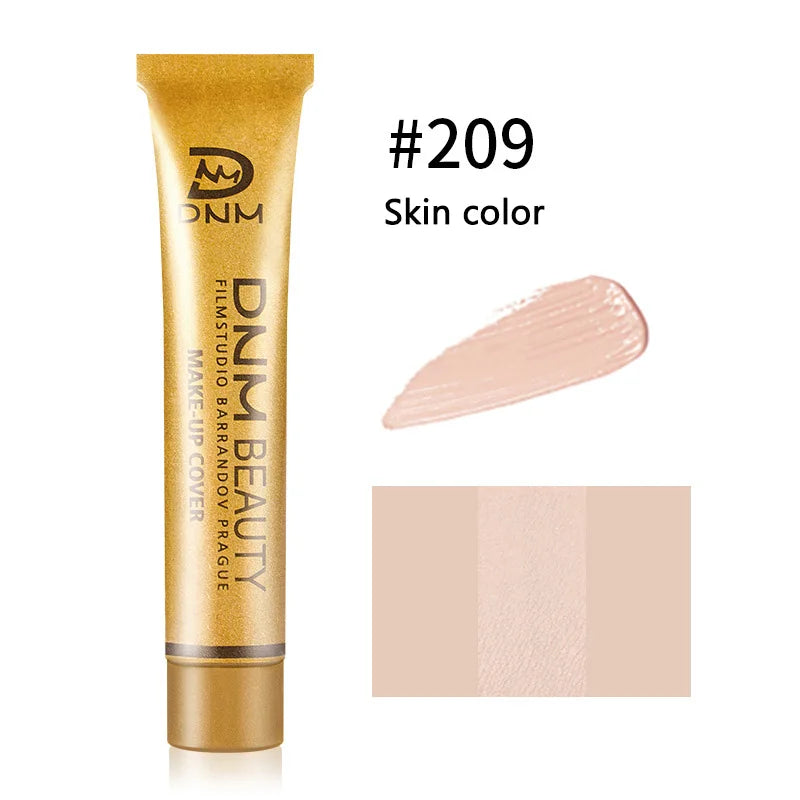 Full Skin Concealer Foundation Cream Face Professional Blemish Cover Dark Spot Tattoo Contour Makeup Liquid Concealer Cosmetic