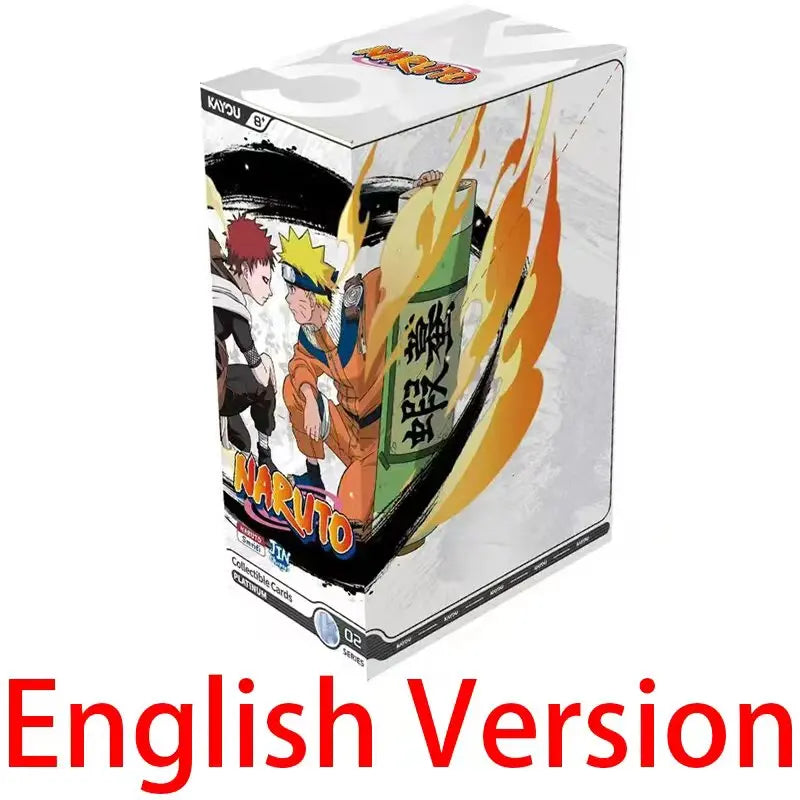 KAYOU Genuine Naruto Cards Box Anime Figure Card Booster Pack Sasuke Collection Flash Card Toy Birthday Christmas Gift for Kids