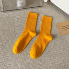 33 Colors Summer Cotton Soft Socks Happy Colorful Women's Mid-tube Stocking Fashion Trend Red Green Ankle Sox Autumn Hosiery