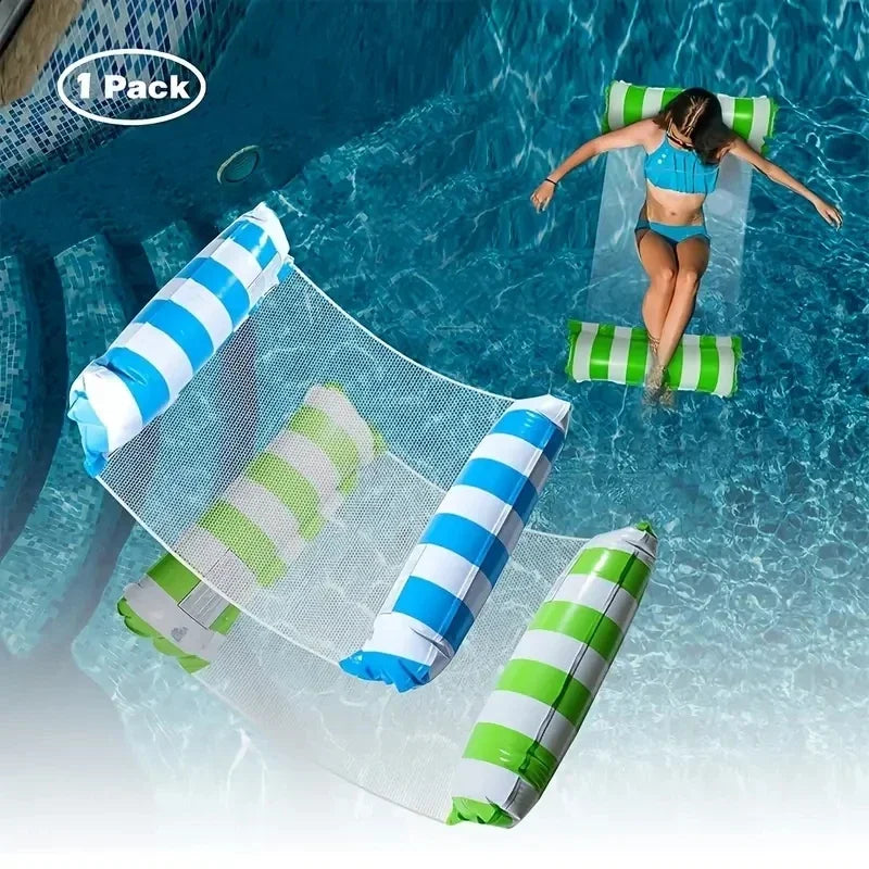 1PC Inflatable Float Hammock floaties for adults Perfect for Poolside Lounging This Summer Water Play Accessories Water Sports Image principale du produit