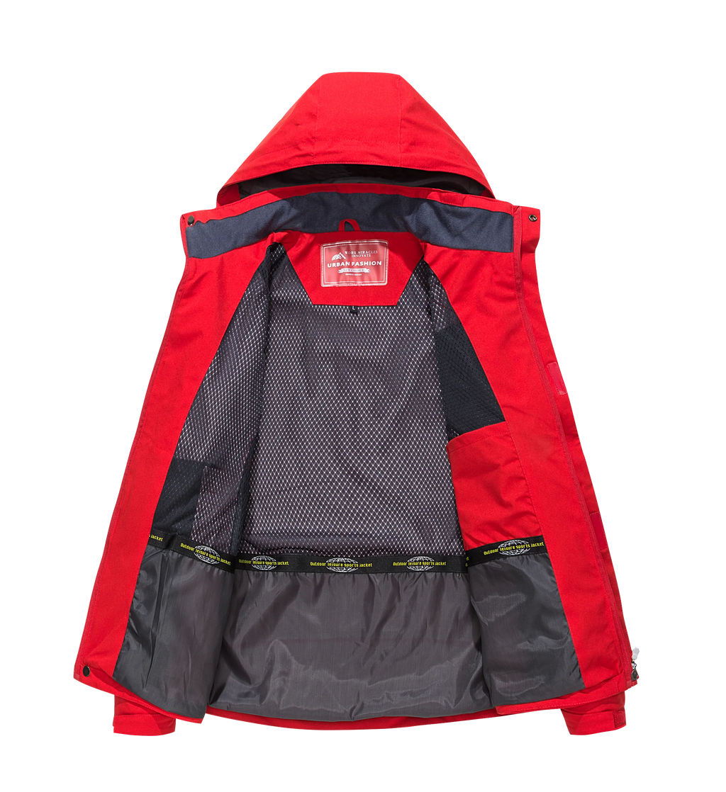 Men's Waterproof Hiking Jacket Large Size Windproof Windbreaker Camping Hunting Running Trekking Fishing Coat Men Outdoor