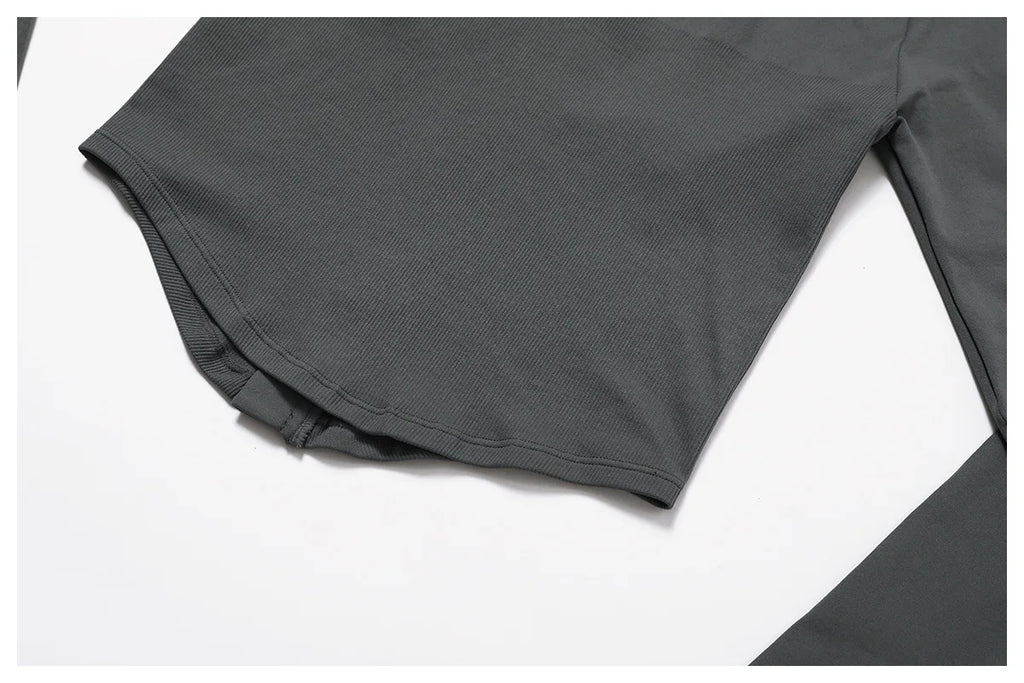 Women's Zipper Crop Sports Jacket Long Sleeve Yoga T-Shirt Solid Quick Dry Fitness Top Gym Running Workout Sportswear