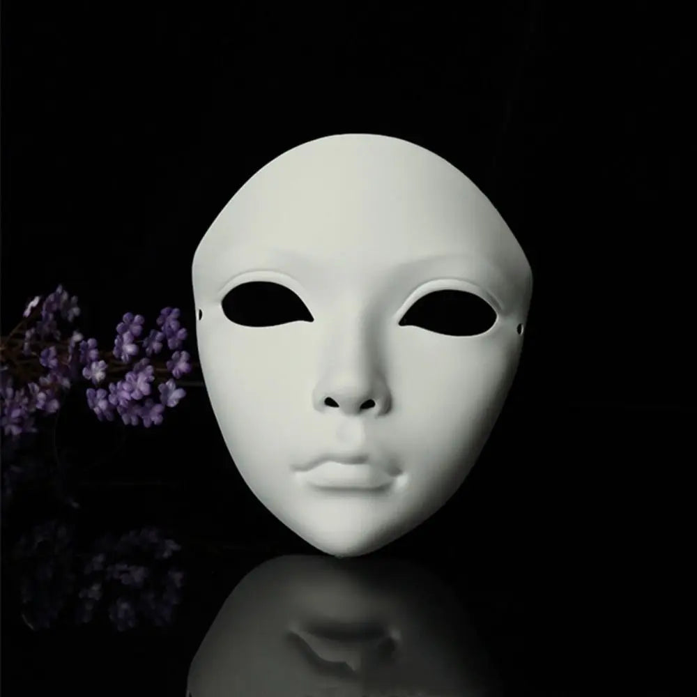 Party Supplies Full Face Cosplay Geisha Mask Flower Dress Up Hanfu Cosplay Mask Masquerade Spooky Japanese Mask Children's