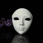 Party Supplies Full Face Cosplay Geisha Mask Flower Dress Up Hanfu Cosplay Mask Masquerade Spooky Japanese Mask Children's