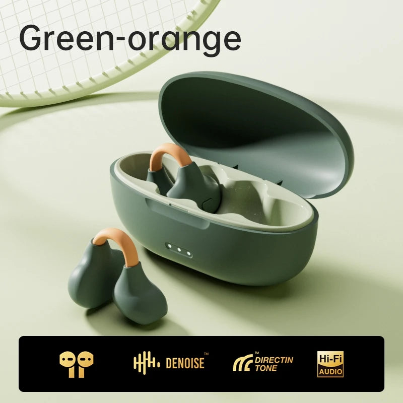 Lenovo Wireless Headsets Bluetooth 5.3 ENC Earbuds LED Power Display TWS Sport Noise Cancel Headphone with Mic For IPhone