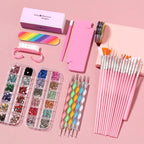 Manicure Set for Nail Sequin Kit Nail Care Accessories Set Nail Art Pen Brush Nails Accessories Manicure Tools