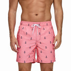 Escatch Brand Summer Mens Shorts Fashion Polyester Quick Dry Board Shorts Male Sport Gym Swimsuit Surf Swim Trunks For Man