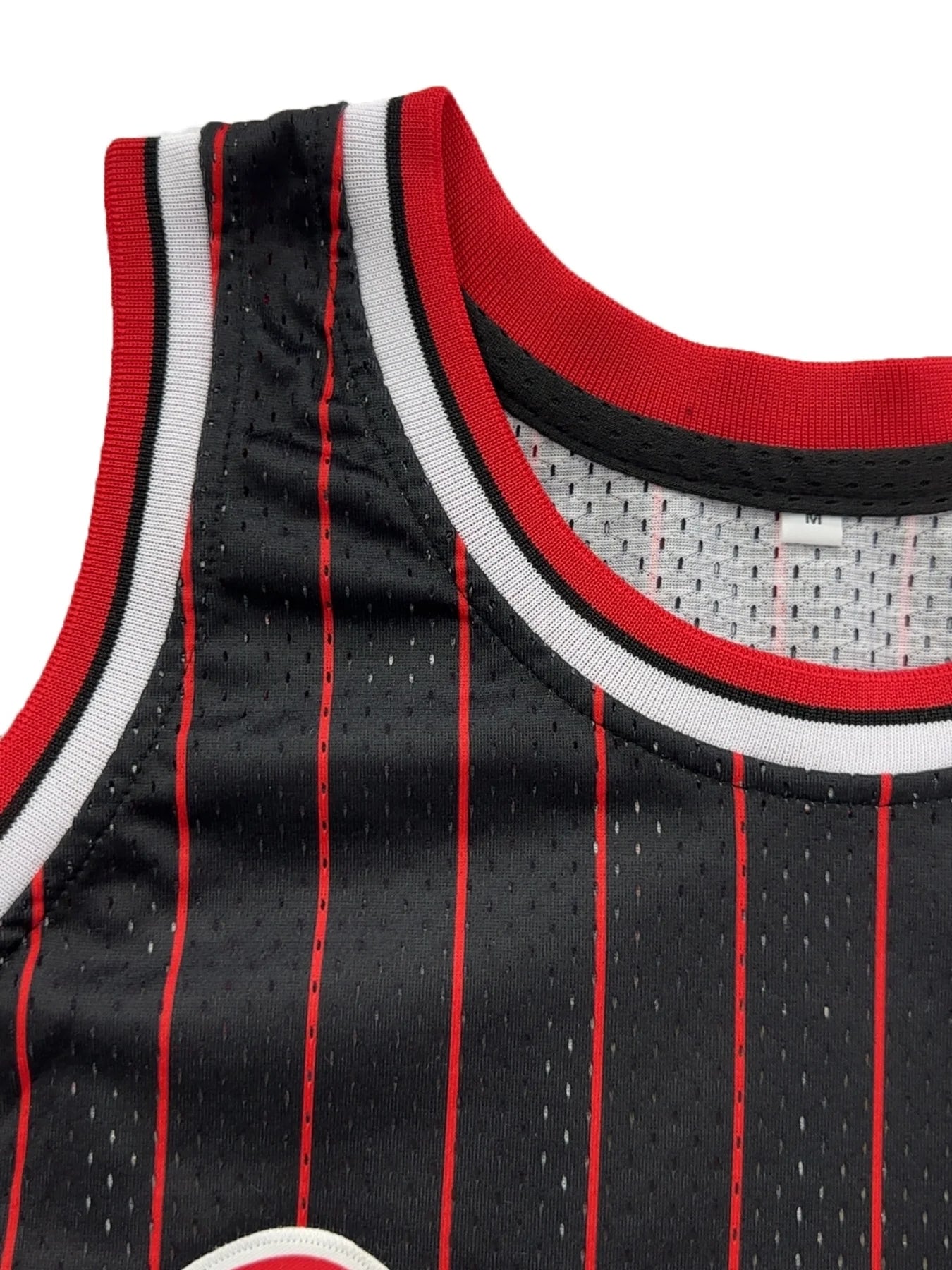Mens Stripes Basketball Sports Jersey, Breathable Sleeveless Pattern Embroidery Sweatshirt Training Competition Sports Uniforms
