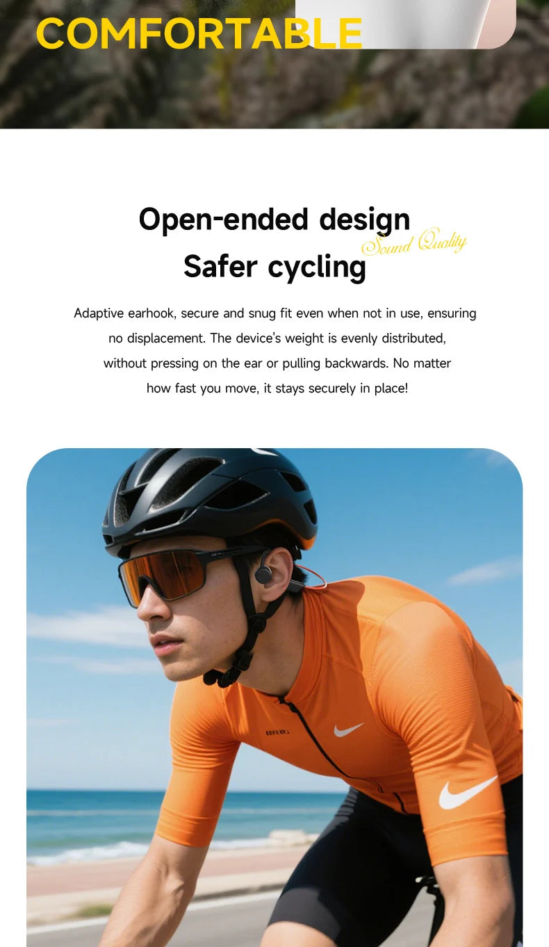 OnePlus Bluetooth Earphones Bone Conduction Headphone Wireless Open Headset Hands-free Waterproof Sports Earphones With Mic