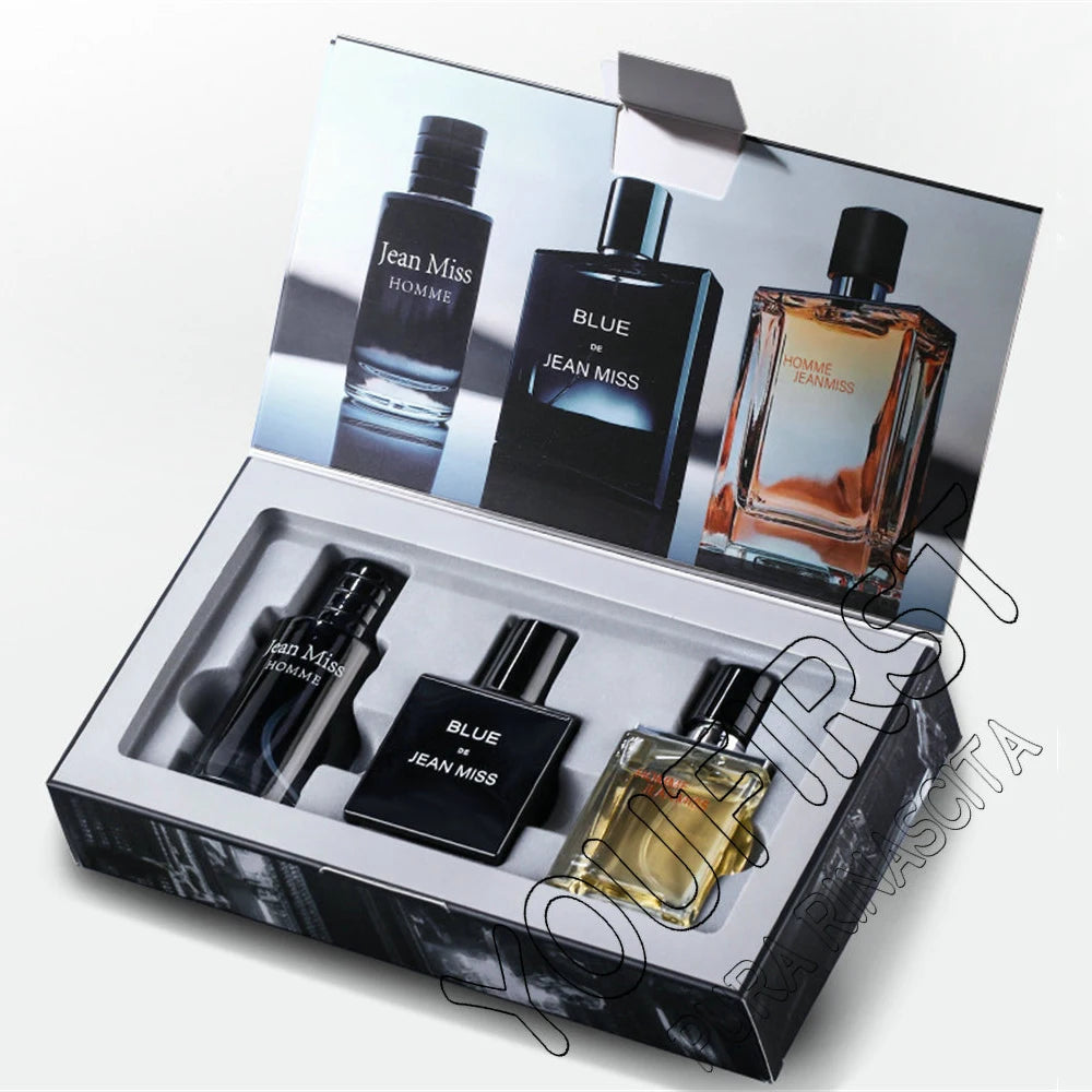 High Quality Men Perfume Hombre 90ml Gift Box 3pcs Set Colognes Scent Fascination Man Perfumes Masculinos Lasting Parfum Heren Secondary image