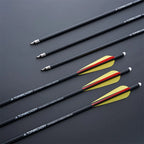 Carbon Crossbow Arrow with Replaced Arrowhead, Archery Bolts, Shooting Accessories, Hunting, ID8.8, OD7.6, 20"