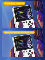 Newly Handheld Game Console with Multi-Platform Operation Support, HD IPS Screen, 3D Joystick, Ergonomic Game Console GB350