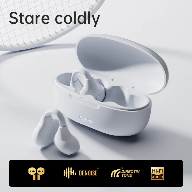 Lenovo Wireless Headsets Bluetooth 5.3 ENC Earbuds LED Power Display TWS Sport Noise Cancel Headphone with Mic For IPhone