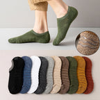 5 Pairs Men's Cotton Short Socks High Quality Crew Ankle Casual Soft Non-Slip Breathable Low-Cut Summer Autumn Socks for Men