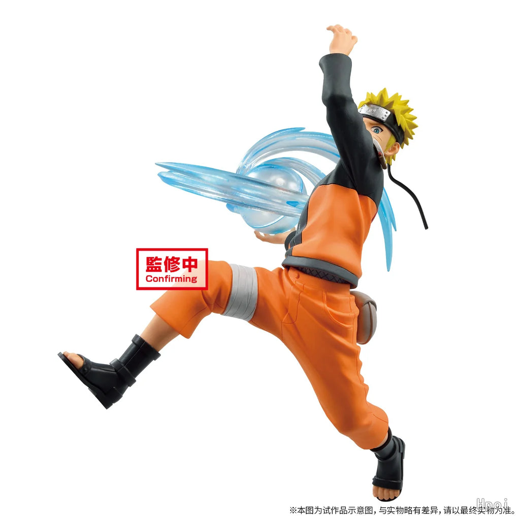 15CM Naruto Shippuden Uchiha Sasuke Figure EFFECTREME Battle Pose Rasengan Scene Model Toy Gift Collection Action Figure PVC