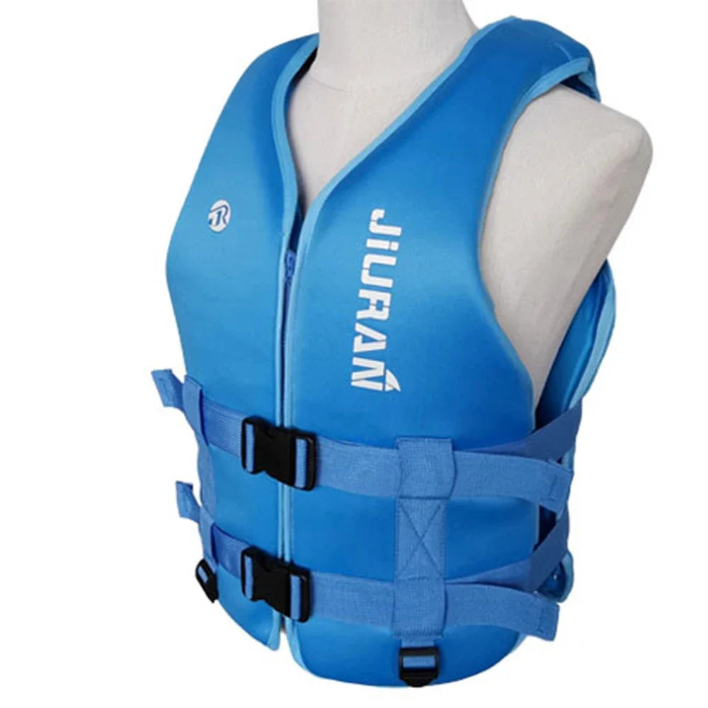 Neoprene Life Jacket for Adult Children New Water Sport Buoyancy Jacket Life Vest Swimming Boating Skiing Driving Vest Drifting