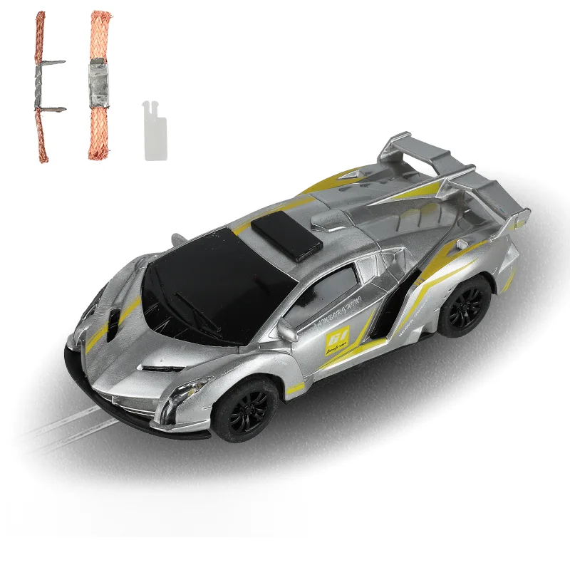 Analog Slot Car 1 43 1/43 Scale CLK GTR F1 Veneno Police LaFerrari Coche Evolution Racing Race Track Toy Cars