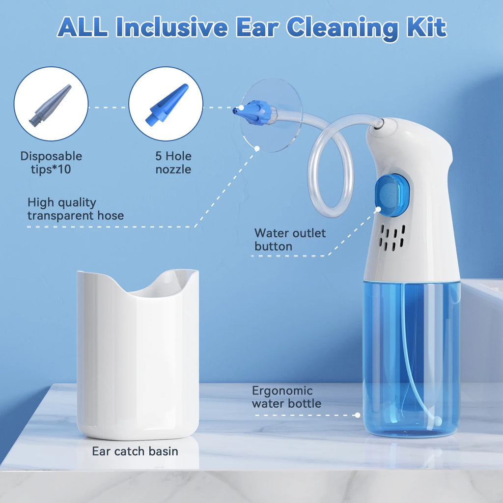 Portable Ear Wax Removal Tools Ear Irrigation Cleaner Home Ear Care Washing Cleaning Tool