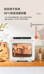 Mini Tabletop UV Disinfection Cabinet Small Kitchen Vertical Machine for Sterilizing Tableware And Chopsticks