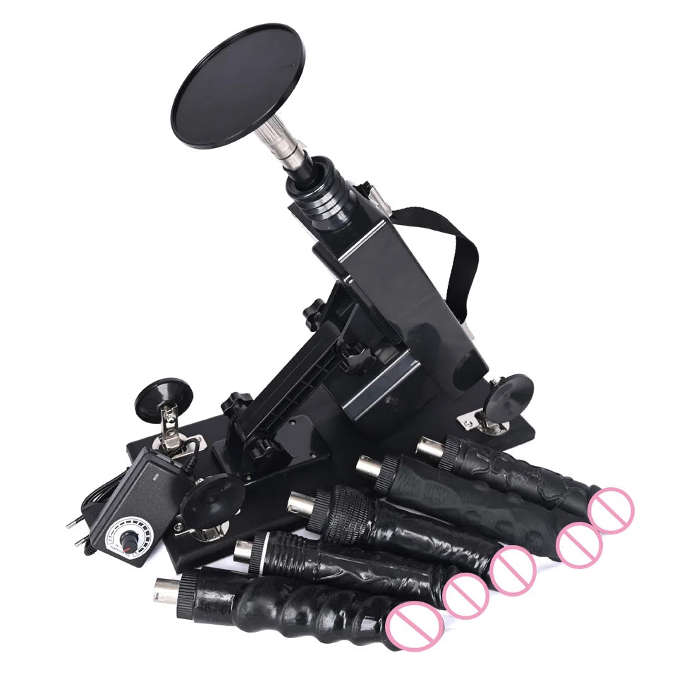 ROUGH BEAST Sex Machine for Women and Men with Dildo Attachment Automatic Masturbation Machine 3XLR Connector Sex Toys Products