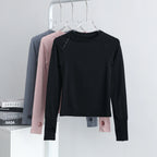 Women's Outdoor Sports Shirt Yoga Wear Fitness T-Shirt Running Workout Tops T-shirt Female Sportswear Exercise Gym Clothing