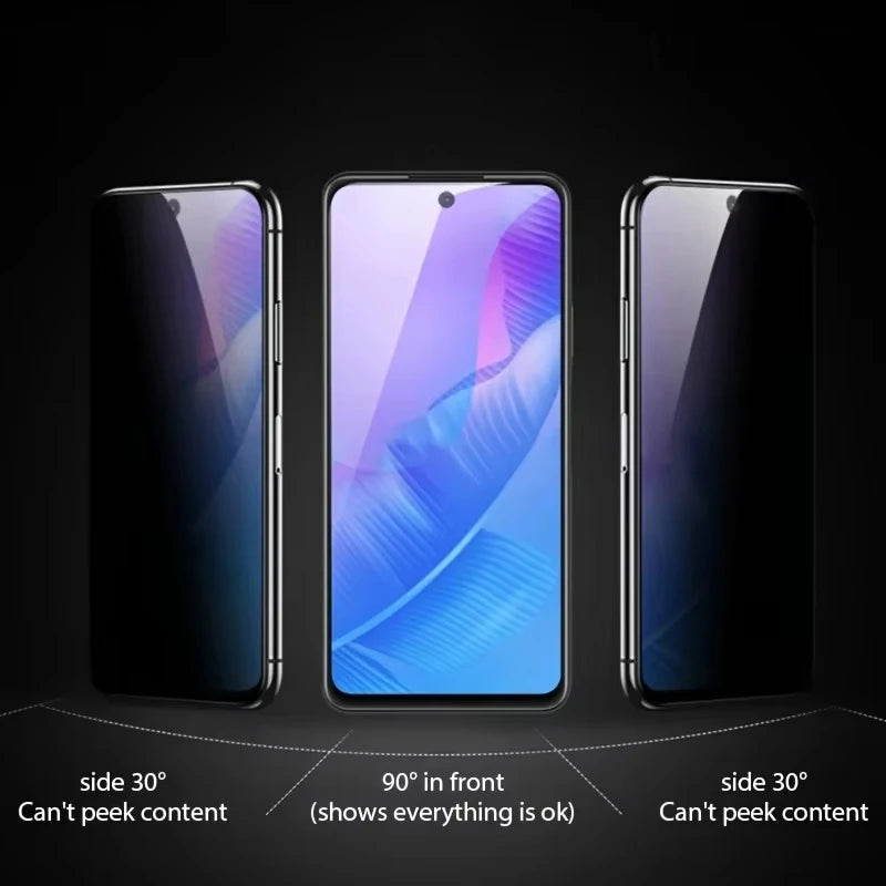 1-5PCS Privacy Screen Protectors Tempered Glass For Samsung A07 A06 A05 A57 A56 A55 A54 A36 A35 A34 A33 A26 A25 A17 A16 A15 A14 Secondary image
