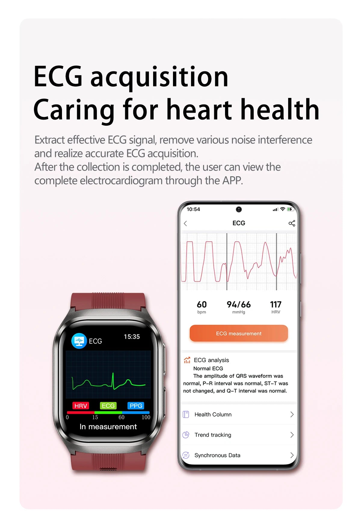 2026New Health Watch Blood Pressure Accurate Measure Smart Watches Men Uric Acid Blood Lipids waterproof Airbag Smartwatch Women