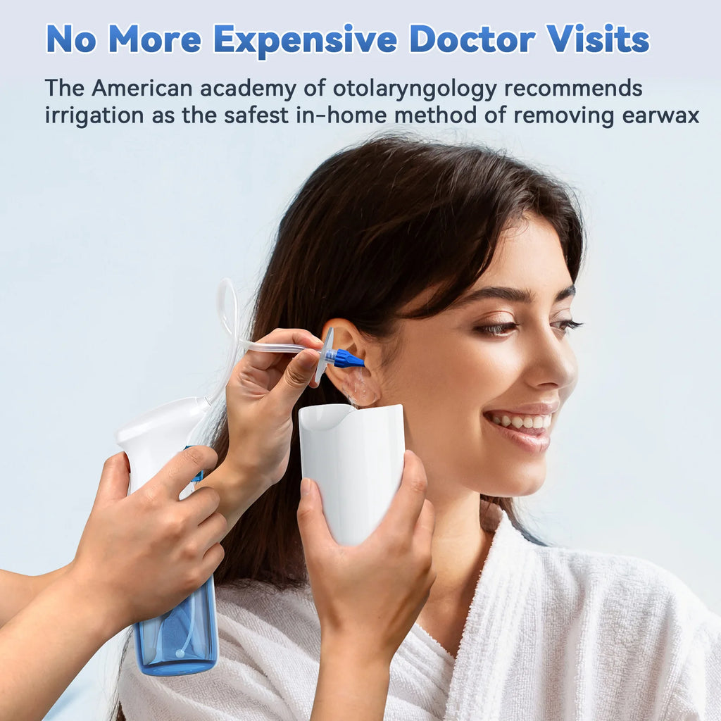 Portable Ear Wax Removal Tools Ear Irrigation Cleaner Home Ear Care Washing Cleaning Tool