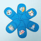 6pcs Children Health Care Kids Child Occlusion Medical Lazy Eye Patch Eyeshade For Kids Strabismus Treatment Vision Care Kit