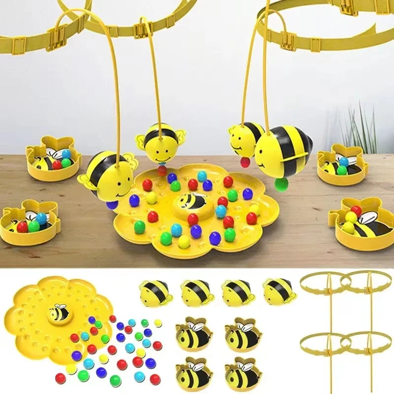 Bumble Bee Magnetic Toy Funny Family Board Games Montessori Sorting Puzzle Fishing Toys Interactive Games for Kids and Adults