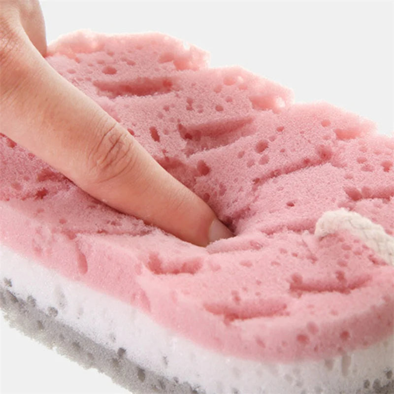 1-5PCS Soft Shower Sponge Ball Gentle Exfoliator Massage Cleansing Brush For Daily Body Skin Care And Bathing Use