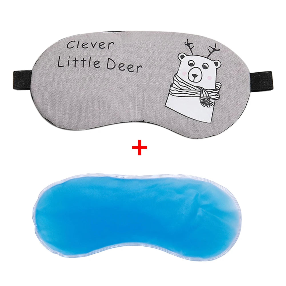 1Pc Eye Mask Dedicated Ice Pack Eye Shade Cooler Bag Sleeping Mask Cover Patch Cold Soothing Gel Health
