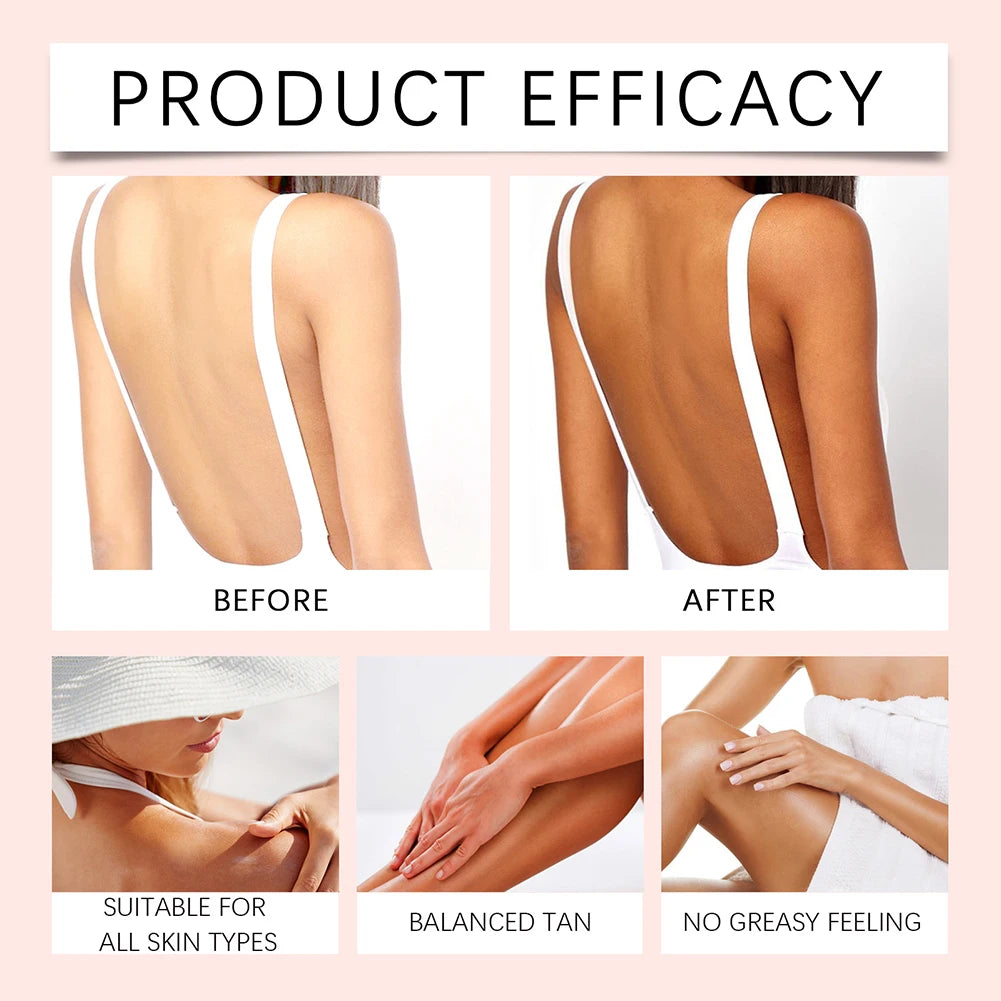 60ml Oral Drinkable Sunless Tanning Drops Self-Tan Drinking Drops Nourishing Self Tanner Nourishing Self Tanner Drops