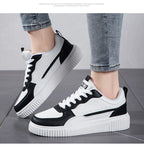 Fashion Women Casual Shoes Breathable Walking Flat Shoes Sneakers White Female Footwear Sports Running Outdoor Walking For Men
