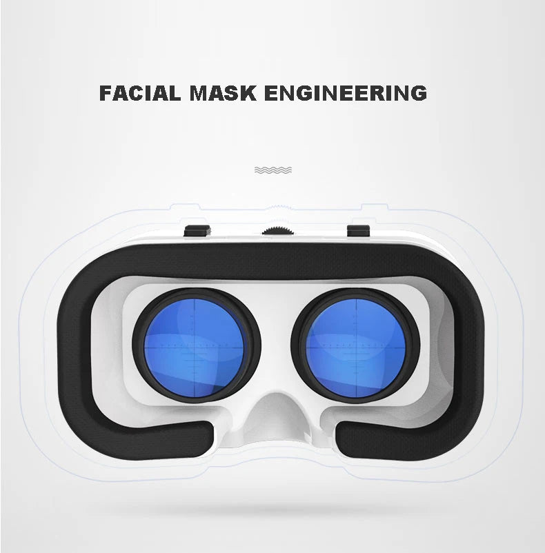 Shinecon VR Glasses 3D Headset Virtual Reality Device Helmet Goggles Lenses Mobile Smartphone Smart Phone Cell Realidade Viar VR