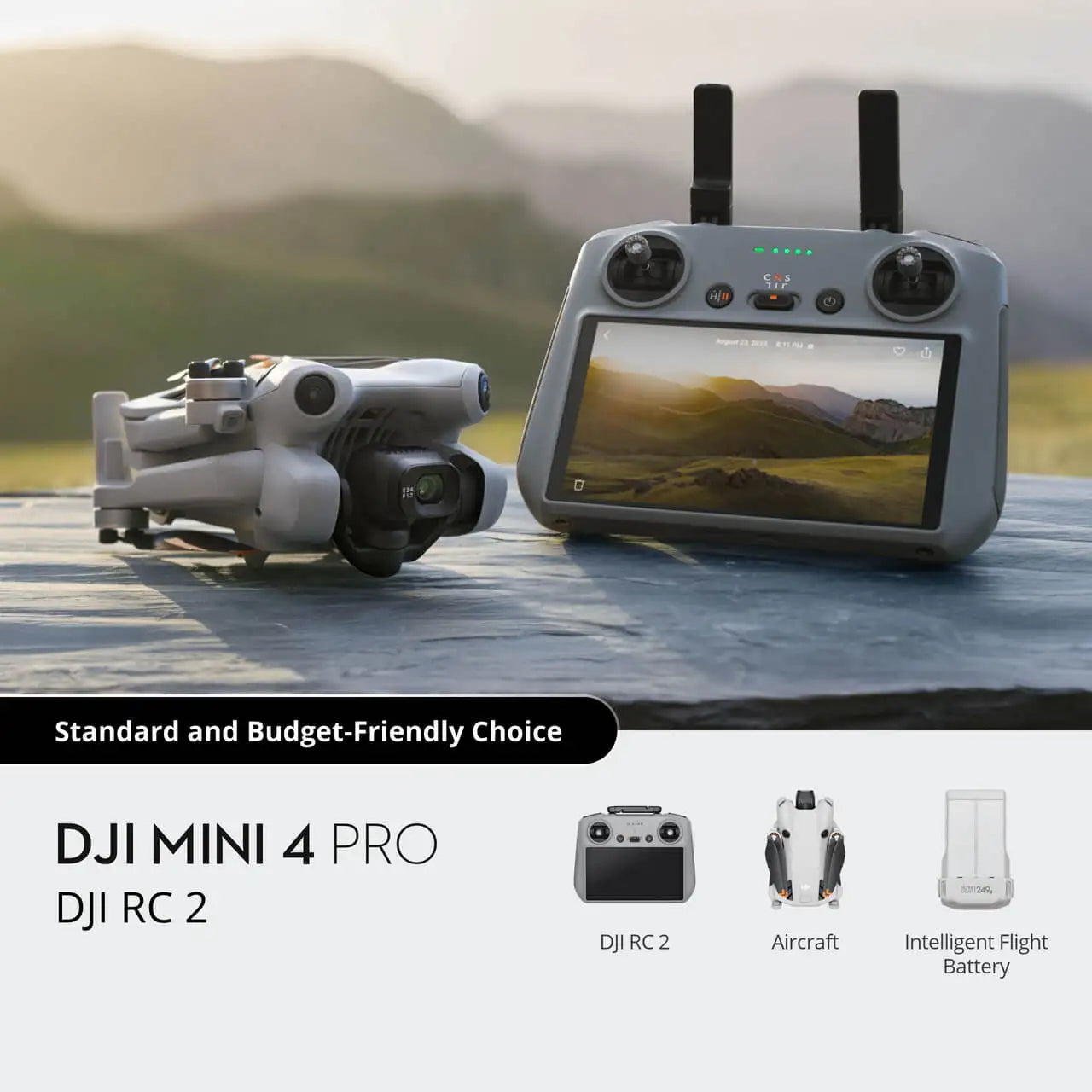 DJI Mini 4 Pro Mini Drone with 4K HDR Video Camera 34 Minutes Flight Time 20km Max Video Transmission Range New Original C0