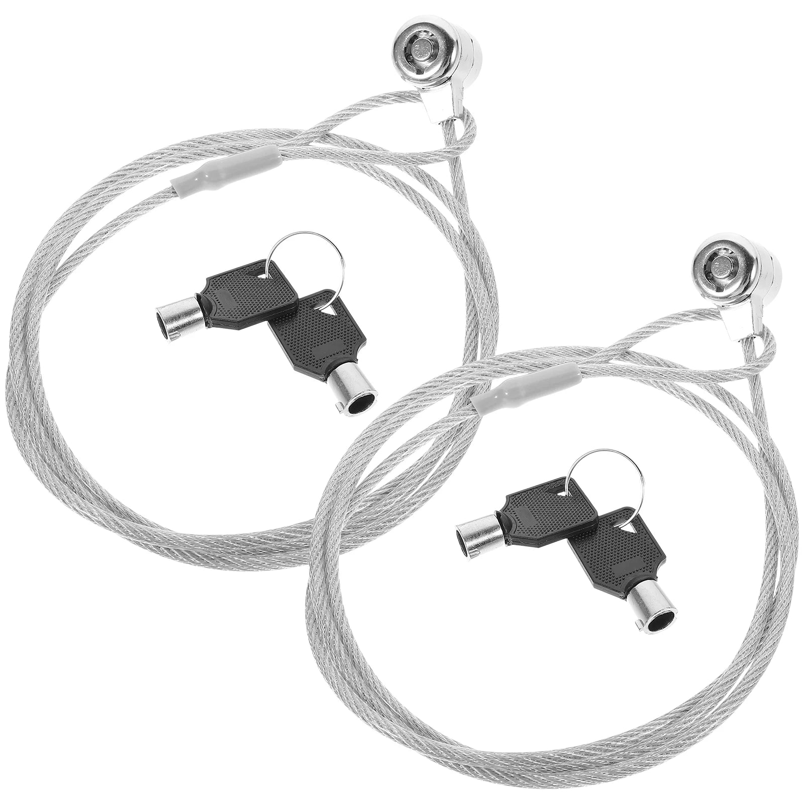 2 Sets Laptop Lock Flexible Security Cable Computer Locks With Keys Alloy Safe Wire Office Notebook Lock Security Cable Laptop Secondary image