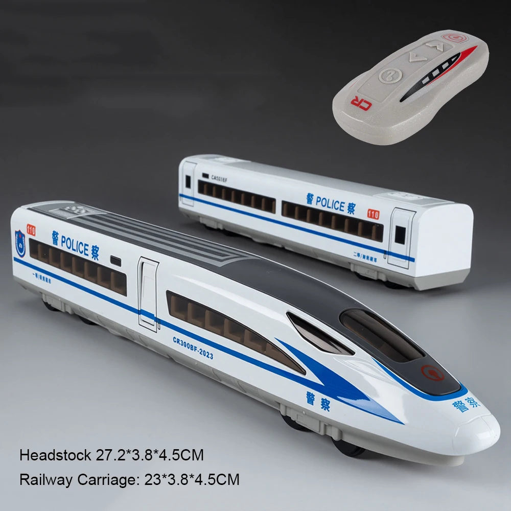 1:60 Scale FuXing High-speed Railway Toy Car Model Sound Light Remote Control Electric Simulation Train Models Ornaments Gifts
