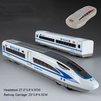 1:60 Scale FuXing High-speed Railway Toy Car Model Sound Light Remote Control Electric Simulation Train Models Ornaments Gifts