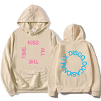 HarryStyles KISS ALL THE TIME. DISCO, OCCASIONALLY.  Hoodies Album Design Graphic Print Sweatshirts Women Clothing Fleece Hoodie