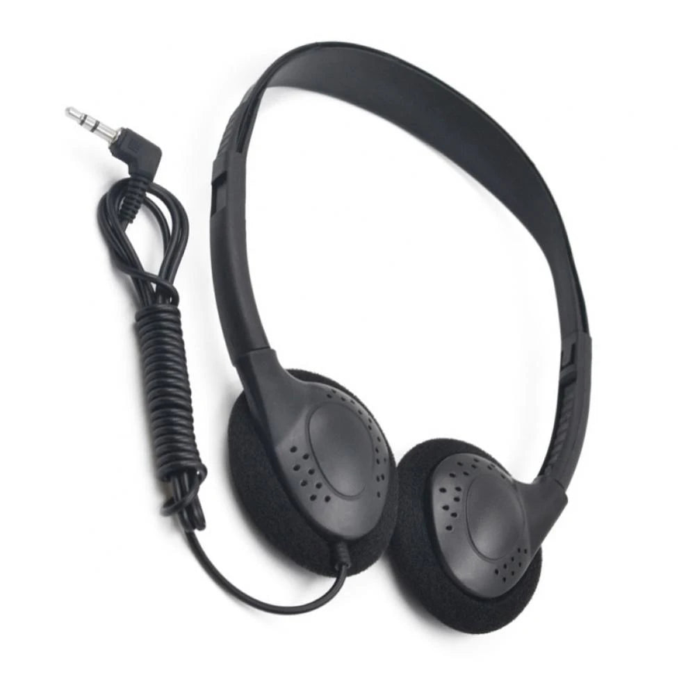 3.5mm Wired Computer Headphone No Microphone Gaming Headset Noise Canceling Sports MP3 Earphone Wired Stereo Headset Universal