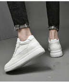 High Quality Men Sneakers Elevator Shoes for Men Fashion Casual Shoes Comfortable Leather Sports Shoes height increase 6/8/10cm