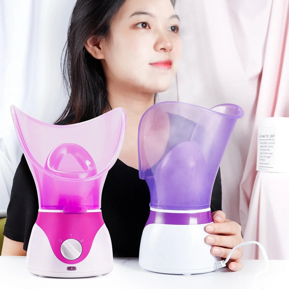 Face Steamer Facial Heating Sprayer Skin Moisturizing Pore Cleaner Facial Hot Fog Steamer Home Care Skin Humidifier SPA Machine Main image