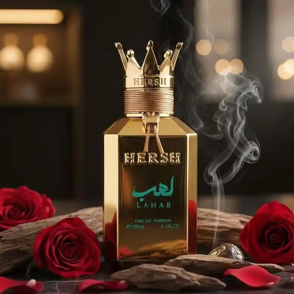 Al Ezz Al Oud Hersh Lahab Unisex Perfume Long-lasting Fragrance Luxury Aromatic Middle Eastern Dubai Body Spray Eau De Toilette