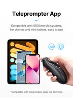 Ulanzi RT02 Universal Teleprompter Prompter DSLR Camera Smartphone Tablet Laptop Teleprompter Live Streaming Video Recording