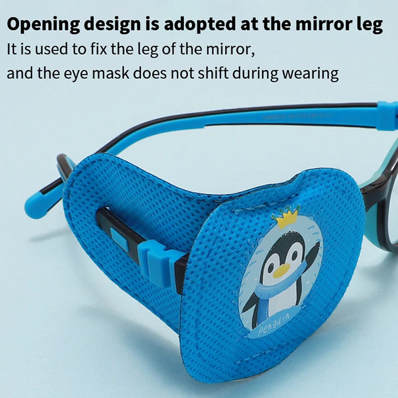 6pcs Children Health Care Kids Child Occlusion Medical Lazy Eye Patch Eyeshade For Kids Strabismus Treatment Vision Care Kit
