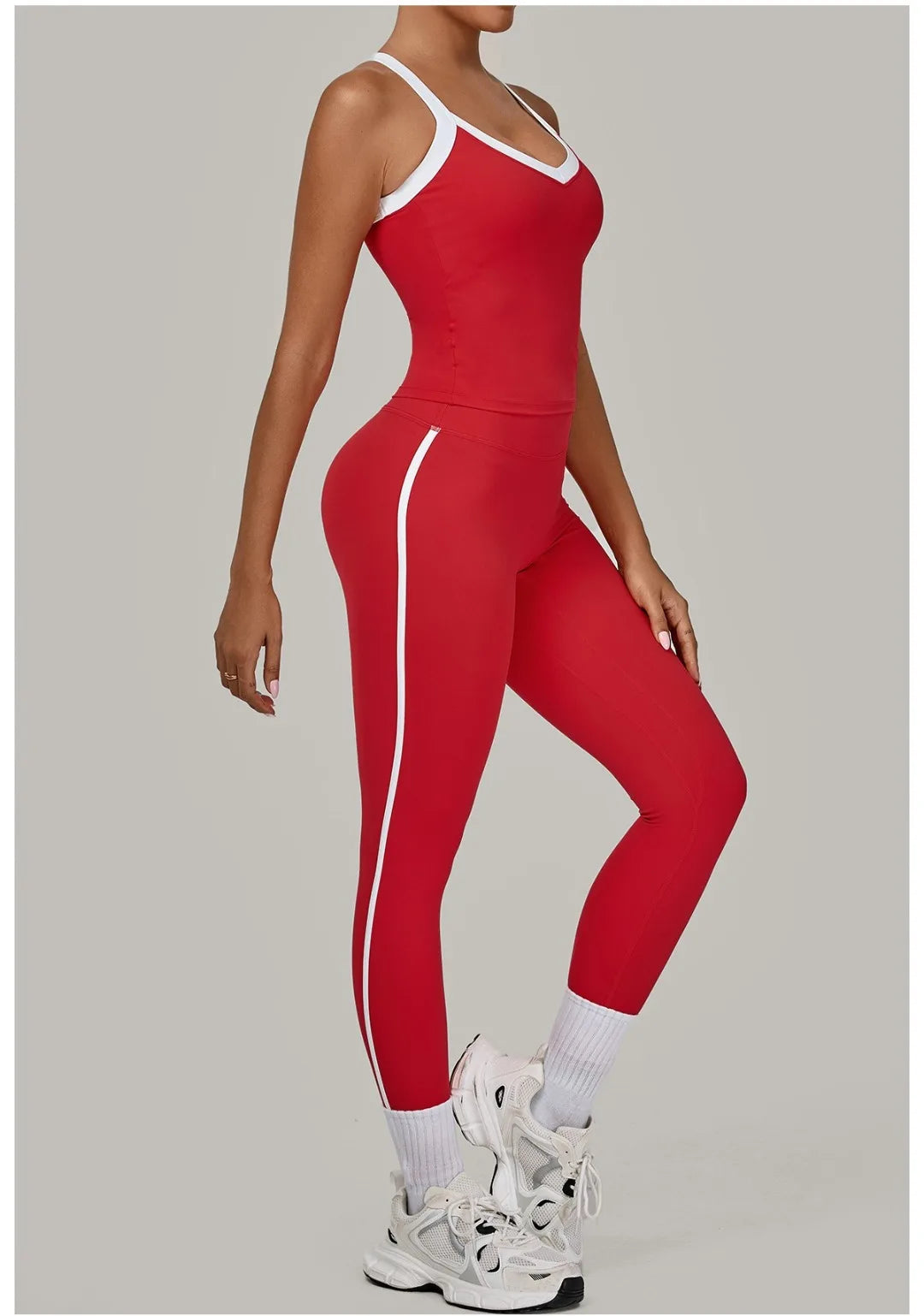 2PCS Women's Yoga Set High Waist Peach Hip Removable Padding Sports Bra Pants Fitness Suit Running Workout Gym Leggings Yoga Set