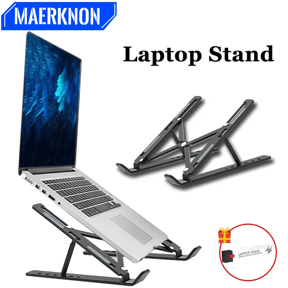 Foldable Laptop Stand Portable Adjustable Notebook Bracket Computer Monitor Holder For Macbook Air iPad Tablets Base Accessories