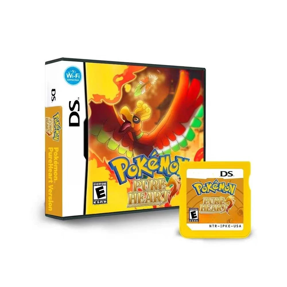 NDS Game Card，Pokémon series Platinum， Pure Heart ，True Soul ， Conquest，Garbage Gold， New  Version English  Game